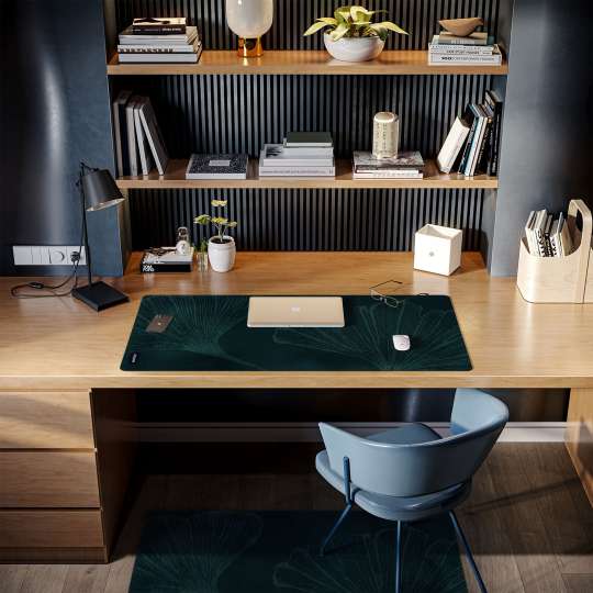Mótif Mats - Schreibtischunterlage und Bodenschoner Ginko