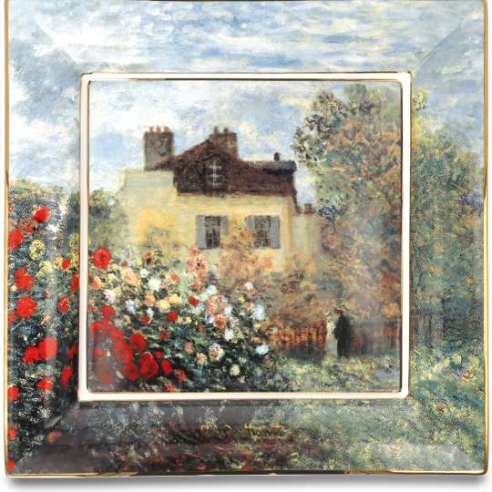 Schale mit Monets Das Künstlerhaus von Artis Orbis bei Goebel