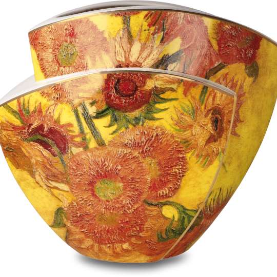 Blütenvase klein mit Van Goghs Sonnenblumen von Artis Orbis bei Goebel
