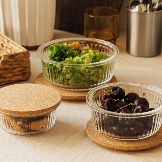 Nuts - Natürlich Lebensmittel frisch halten mit den Behältern aus Borosilikatglas