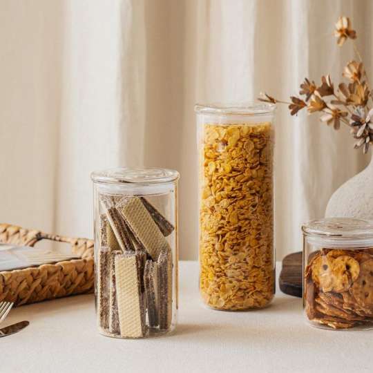 Nuts - Verschiedenste Lebensmittel aufbewahren mit den praktischen Vorratsgläsern
