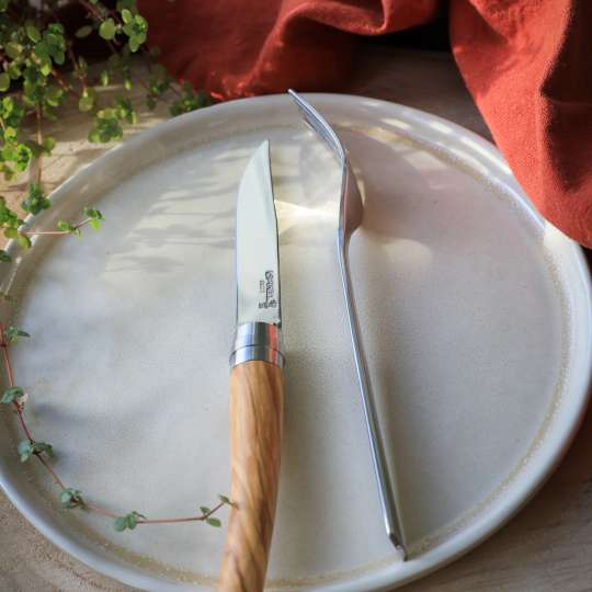 Opinel Table Chic Steakmesser Olive