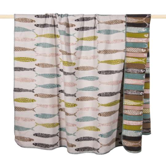 PAD - Wohndecke Sardine, dusty-aqua