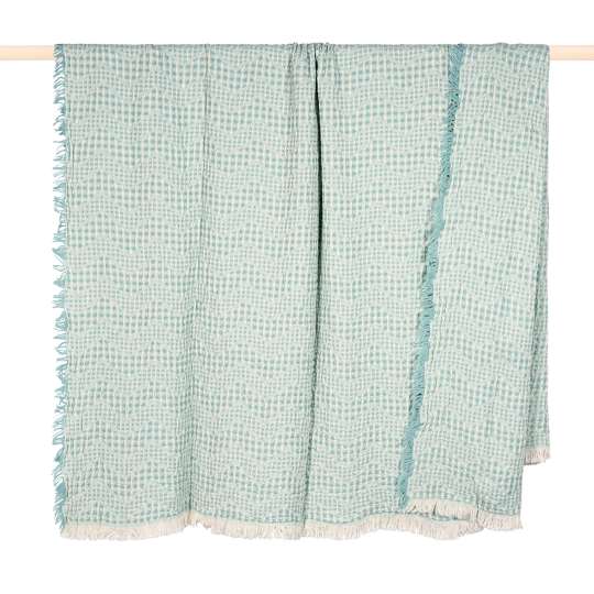PAD - Wohndecke Waffle, blue