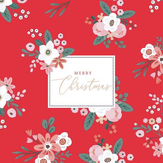 PPD Merry Christmas red Napkin 333002058