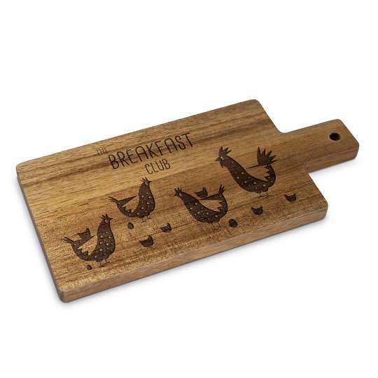 PPD Holzbrettchen Breakfast Club Wood Tray nature 