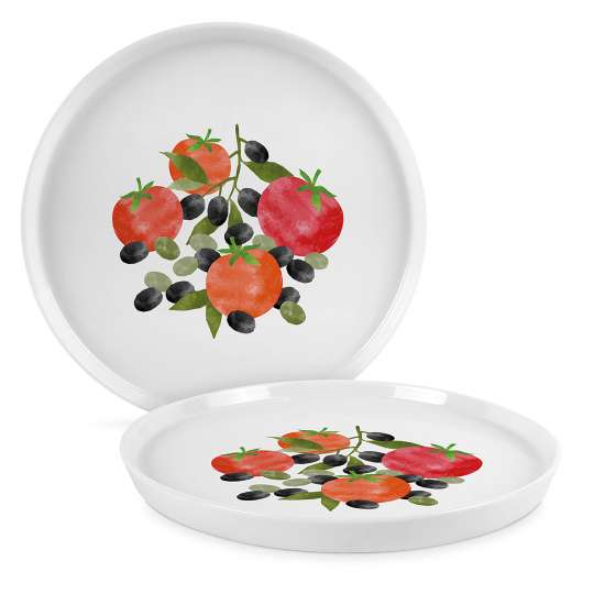 PPD 604347 Tomatoes & Olives Trend Plate 27 cm