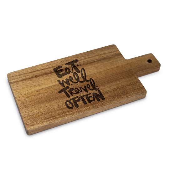 PPD Holzbrettchen Eat Well Wood Tray nature 