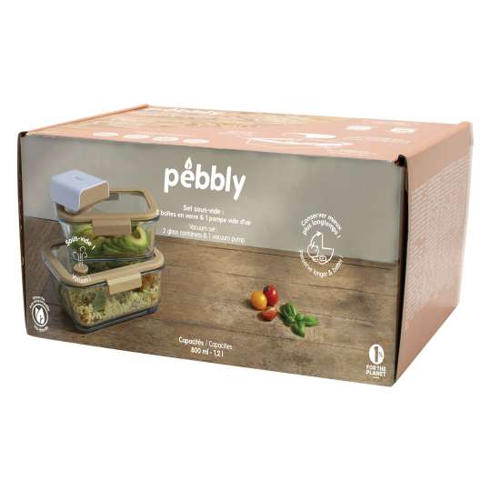 Pebbly 3-teiliges Vakuum-Starter-Set PKV-071