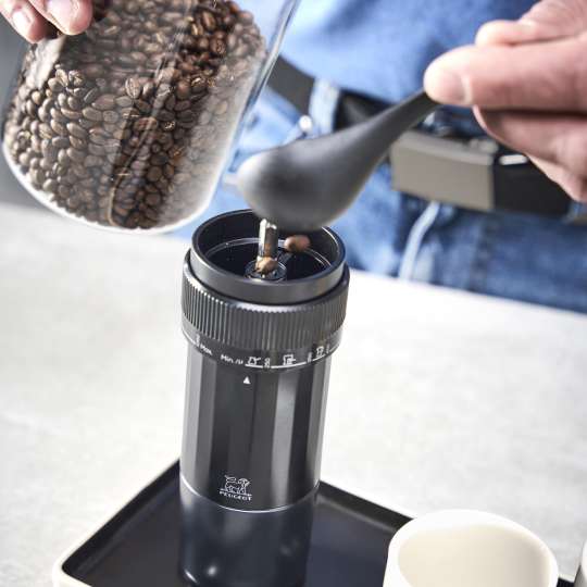 Peugeot - Platz für bis zu 35g Kaffee: PRESTO Kaffeemühle