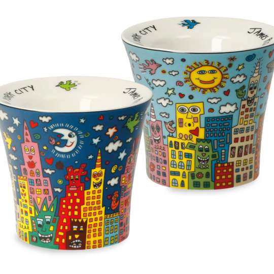 Pop Art - James Rizzi - My New York City 2 Eierbecher Set