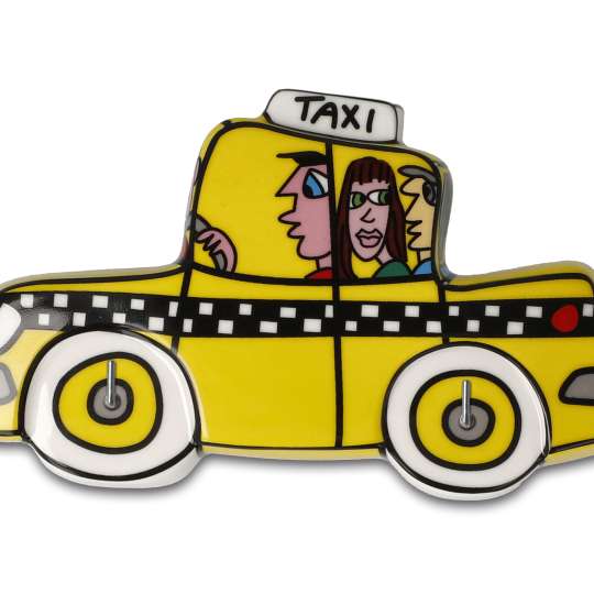 Pop Art - James Rizzi - Schlüsselbrett Yellow Cab