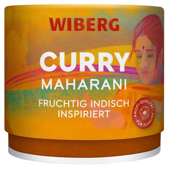 WIBERG Curry Maharani - ausgewogene gelbe Currymischung mit Kurkuma und Zimt