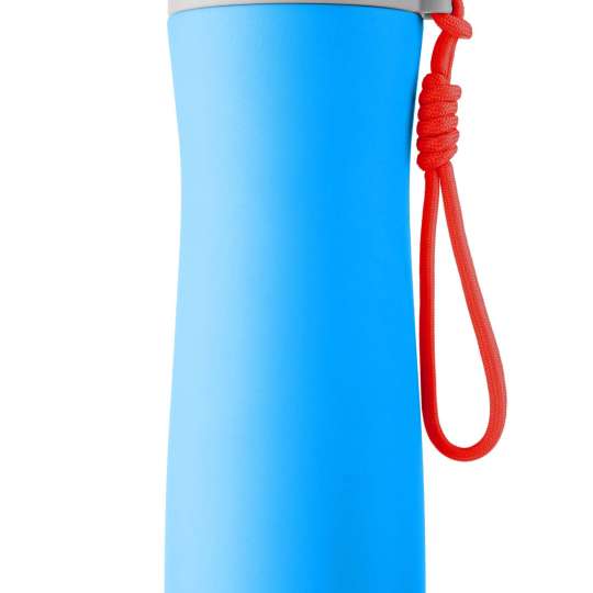 Isolierte Sportﬂasche mit Flip-Cap, 0.6 l aus Edelstahl       