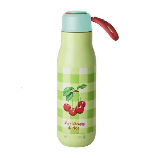 RICE - Trinkflasche mit Love Therapy Design, Cherry Aufdruck