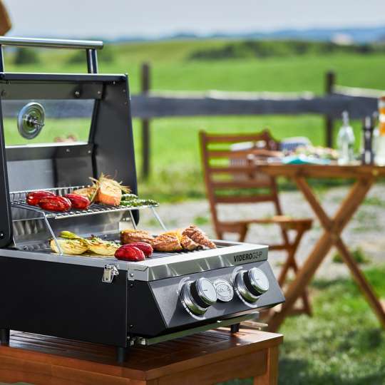 Rösle - Grillen leicht gemacht mit dem tragbaren Gasgrill VIDERO G2-P
