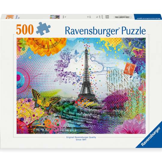Ravensburger Puzzle 500T Postkarte aus Paris
