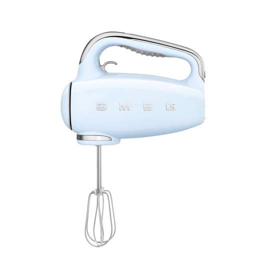 SMEG - Handmixer HMF01PBEU - pastellblau - seitlich