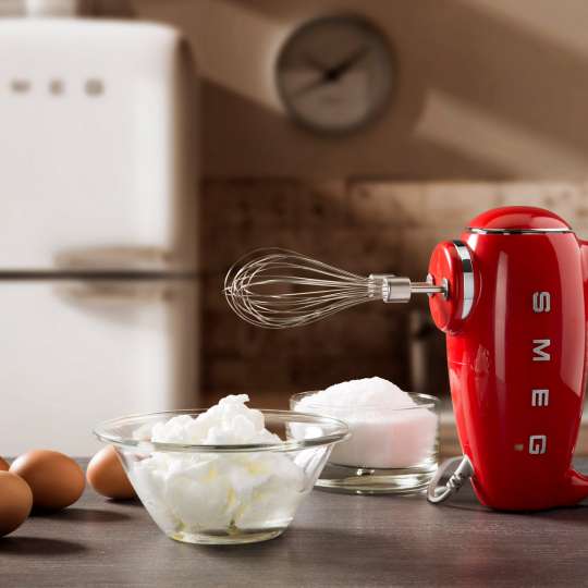 SMEG - Handmixer HMF01RDEU rot - Sahne aufschlagen