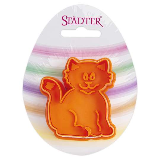 STÄDTER Präge-Ausstecher mit Auswerfer Katze
