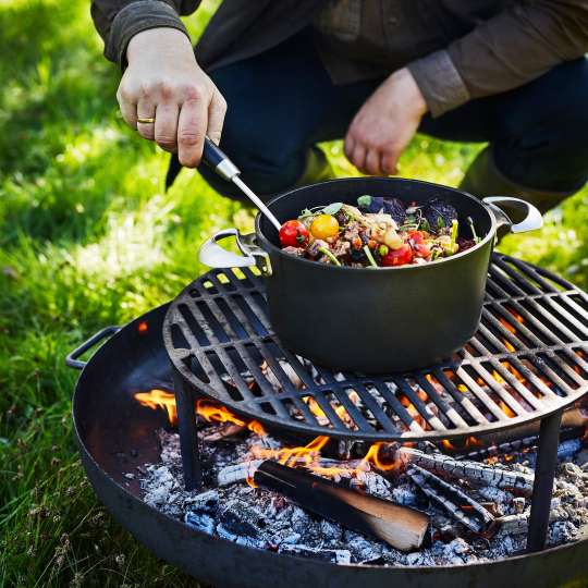 Scanpan - Pro IQ - Kochtopf mit Deckel - Feuerstelle