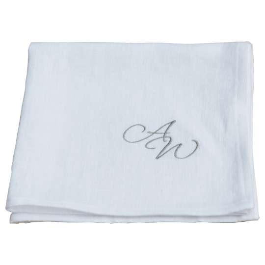 Schulz HOMEWEAR Serviette mit Monogrammstickerei