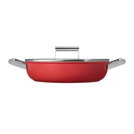 Smeg - Schmorpfanne rot, 28 cm 