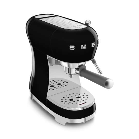 Smeg - Espressomaschine ganz klassisch in Schwarz