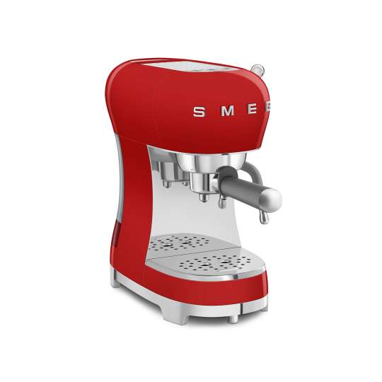 Smeg - Espressomaschine Rot im 50er Jahre Stil