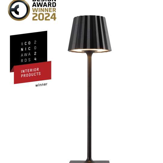 Sompex - Iconic Award TROLL NANO Tischleuchte, schwarz