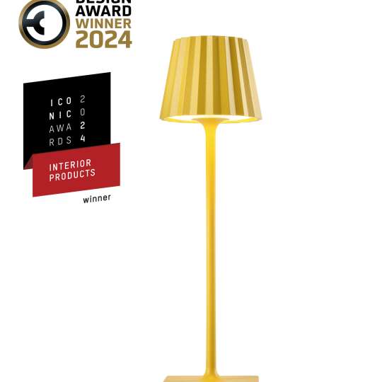 Sompex - Iconic Award TROLL NANO Tischleuchte, gelb