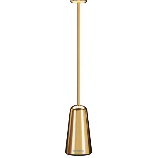 Sompex - Akkutischleuchte MINIMAX, gold