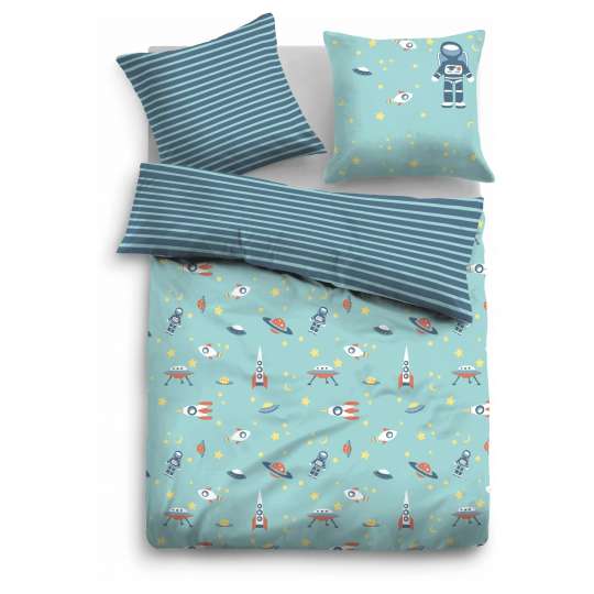 Tom Tailor 47646-824 LINON BED LINEN ASTRONAUT Bettwäsche