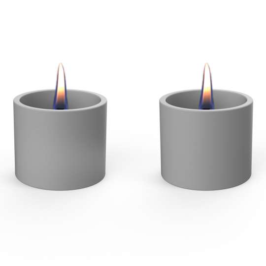 Tenderflame - Stimmungslichter Breeze 8, 2er Set, Grau