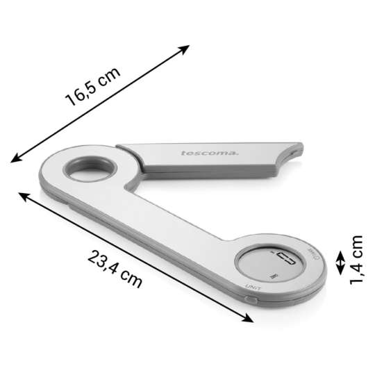 Tescoma klappbare Küchenwaage GrandCHEF 635912