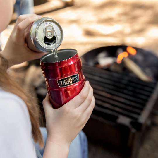 Thermos-Stainless-King-Isolier-Dosenkuehler-cranberrry-red-mood