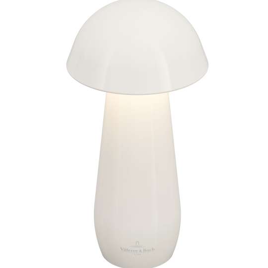 V&B - Tischleuchte Modena, 16 cm, weiß glänzend