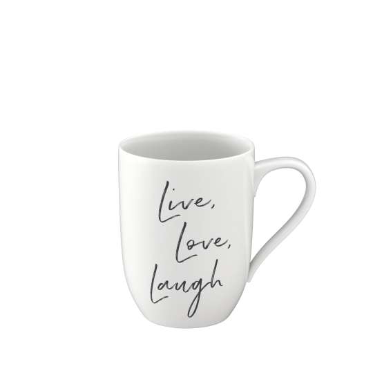 Villeroy & Boch - Statement Becher Live, Love, Langh