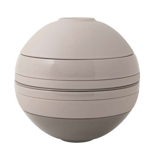 Villeroy & Boch: La Boule beige - gestapeltes Tischservice