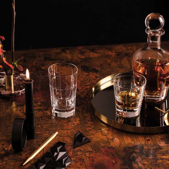 Villeroy & Boch - Ardmore Club Whiskey Kollektion - Tablett & Kerze
