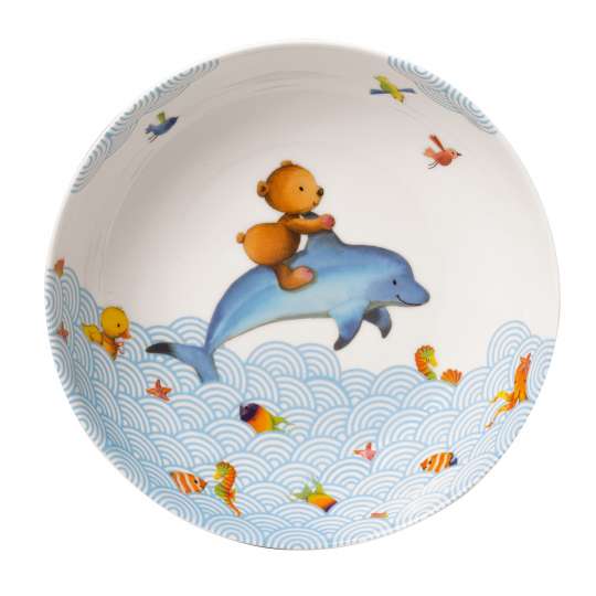 Villeroy & Boch - Happy as a Bear Kinderteller tief,  Ø 18,7 cm