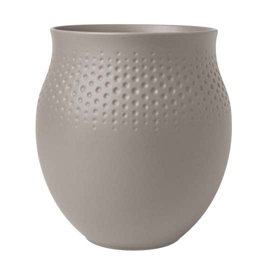 Villeroy & Boch - Manufacture Collier Perle Vase, taupe