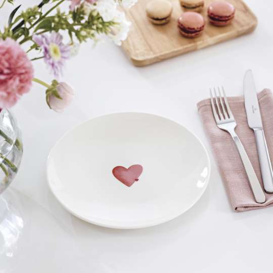 Villeroy & Boch - Mit Liebe gedeckt: Teller With Love mit Herzmotiv