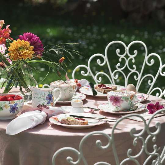 Villeroy & Boch - Frühstückstisch in voller Blüte mit Geschirrserie Mariefleur