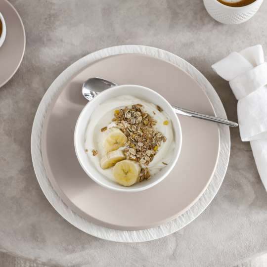 Villeroy & Boch - Schön kombiniert: NewMoon beige mit Manufacture Rock blanc 