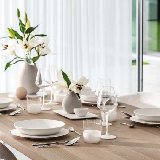 Villeroy & Boch - Minimalismus im eleganten Weiß: Manufacture Rock Blanc