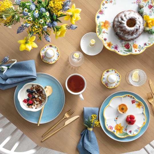 Villeroy & Boch - Fröhliches Oster-Tischdekor mit Spring Awakening & Crafted Blueberry