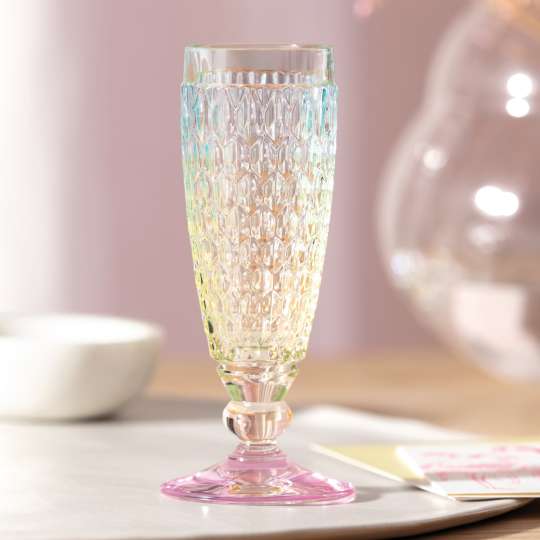 Villeroy & Boch - Funkelnde Farbspiele: Boston Sektglas, Pearl