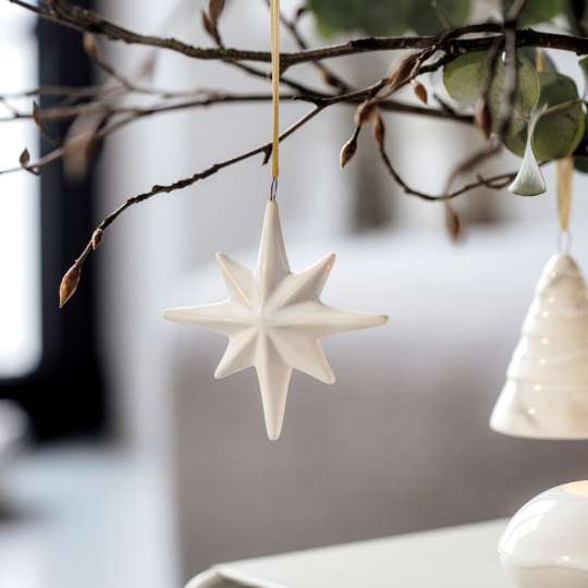 Villeroy & Boch - Winter Glow Sternenornament als Baumschmuck