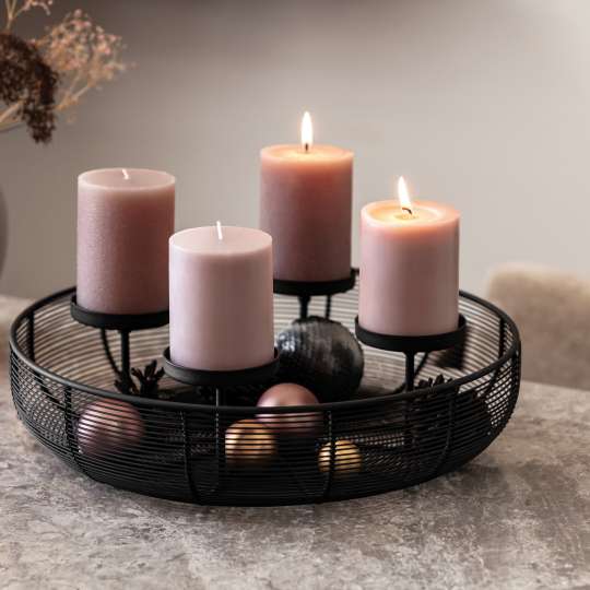 Villeroy & Boch - Black Xmas Adventskranz im modernen Skandi-Look